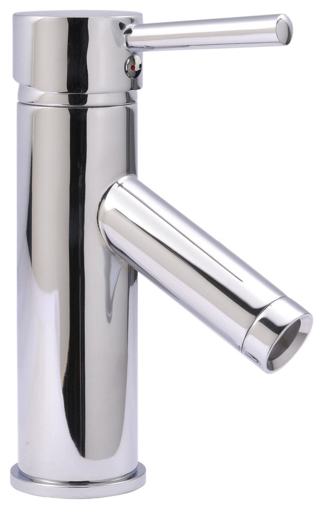 Zuri 24" Single Bathroom Vanity Set, Gray With Polished Chrome Faucet