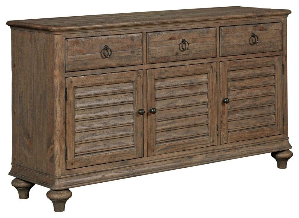 Kincaid Weatherford Hastings Open Hutch and Buffet, Heather Finish
