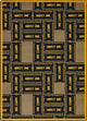 Any Day Matinee Rug, Admit One, Brown, 3'10"x5'4"