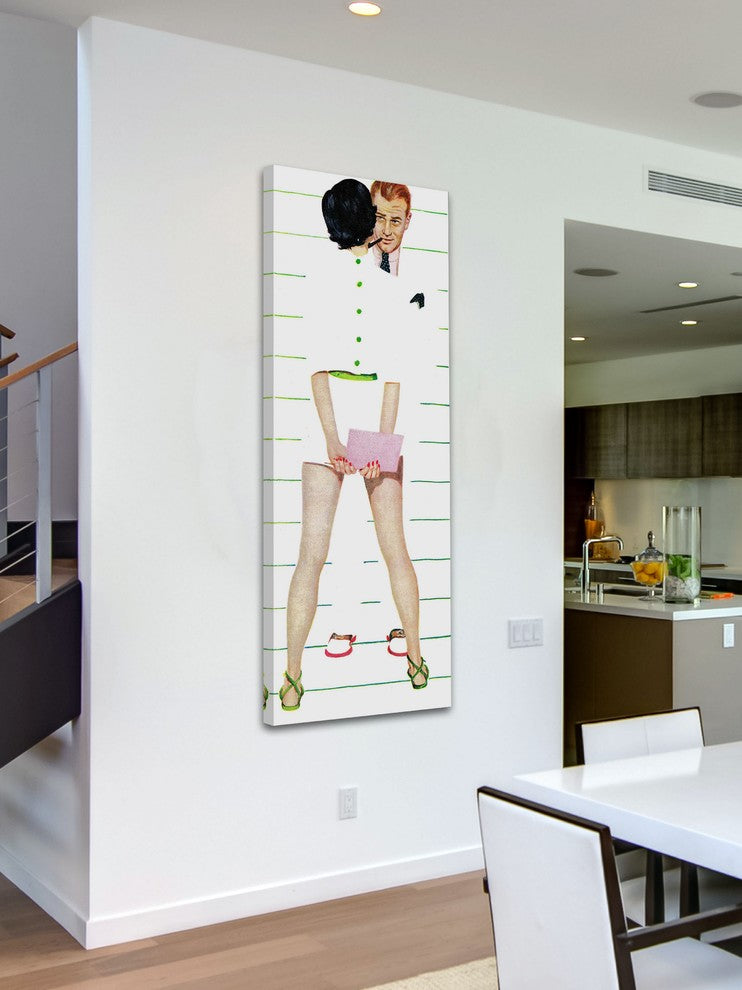 "The Brazen Widow" Painting Print on Wrapped Canvas