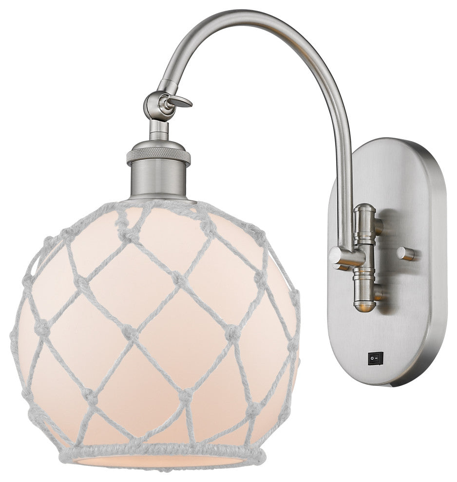 Innovations 518-1W-SN-G121-8RW-LED 1 Light Sconce, Brushed Satin Nickel