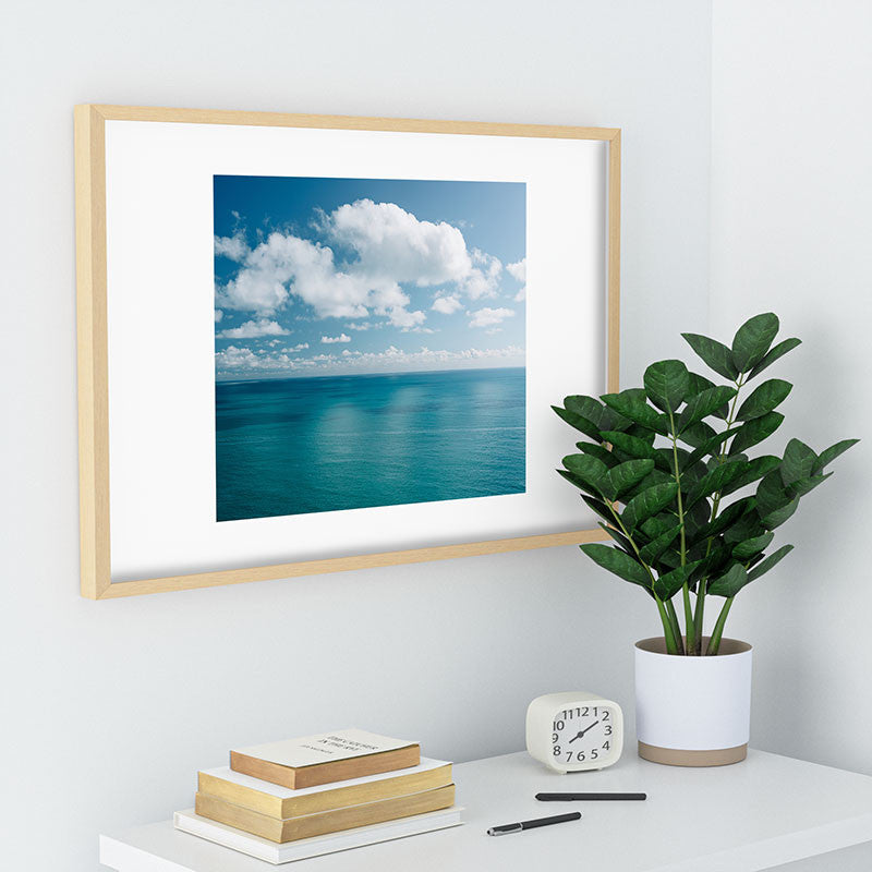 Bethany Young Photography Amalfi Coast Ocean View Vii Recessed Framing Rectangle