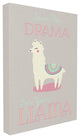 Boho Drama Llama, 24x30, Stretched Canvas Wall Art