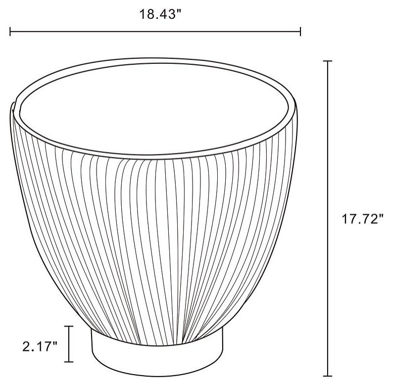 Manhattan Comfort 2-Piece Anderson Coffee Table and End Table 2.0