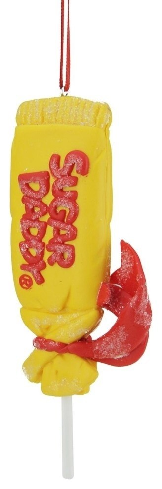 4.5" Candy Lane Tootsie Roll Lollipop Christmas Ornament