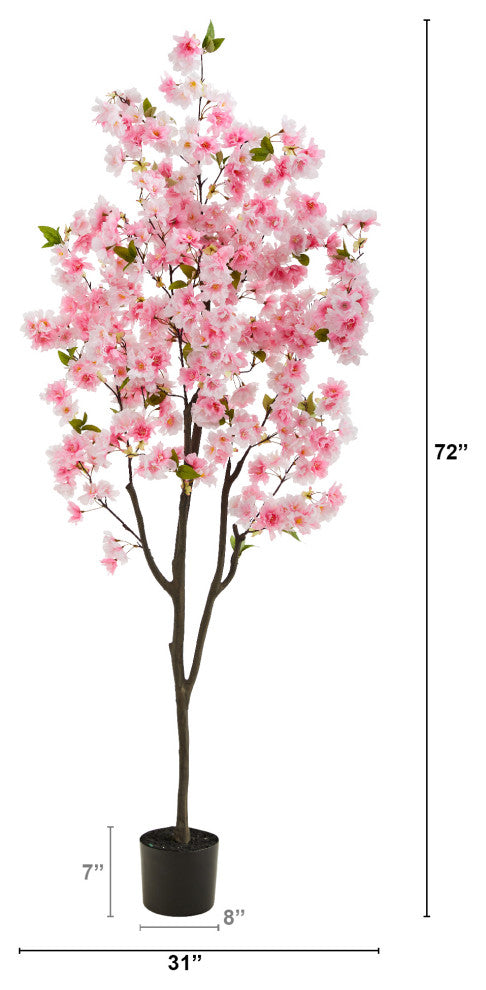 6' Cherry Blossom Artificial Tree