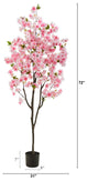 6' Cherry Blossom Artificial Tree