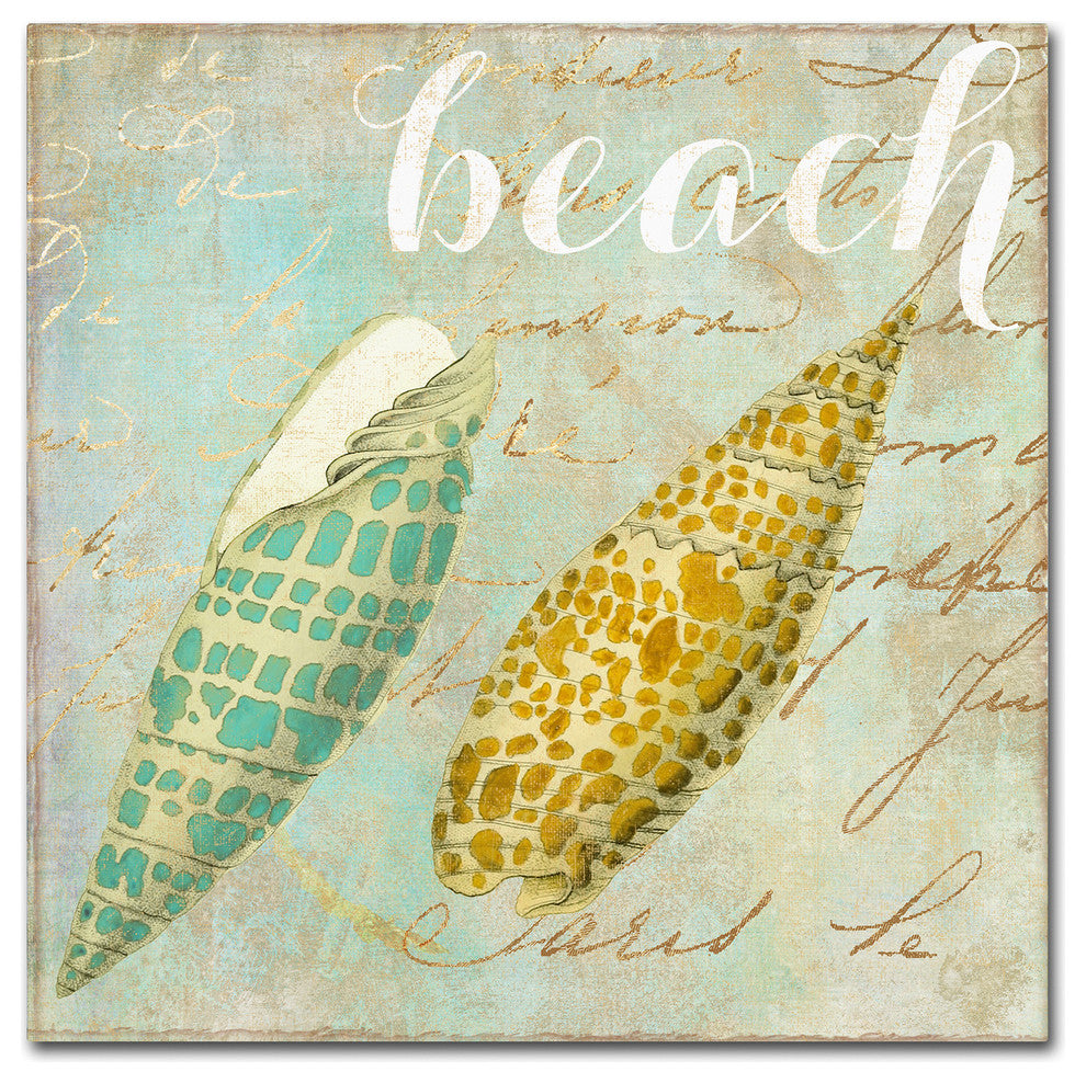 Color Bakery 'Turquoise Beach II' Canvas Art, 24"x24"