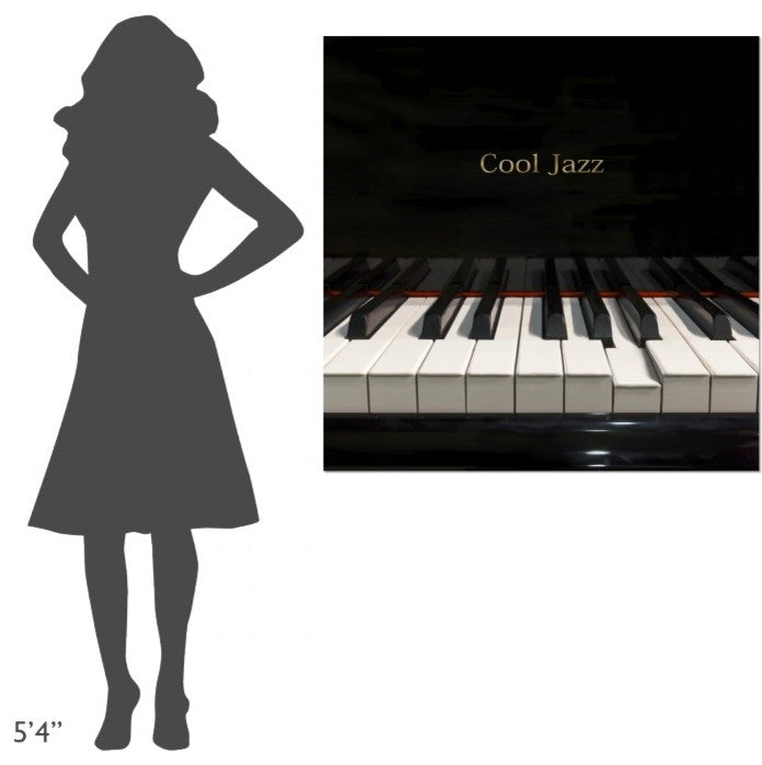 "Cool Jazz" Stretched Canvas Giclee by Steven Hill, 40x40"