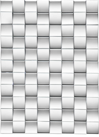 Ziggy Rectangular Contemporary Geometric Designed Mirror