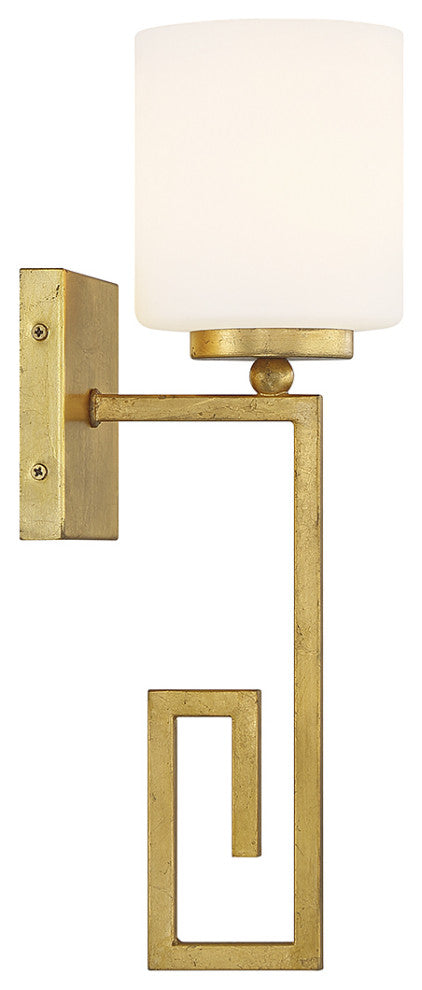 Quatrain 1-Light Wall Sconce, True Gold