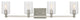 Visual Comfort Studio 4464204EN-962 LED Bath Wall Sconce, Fullton