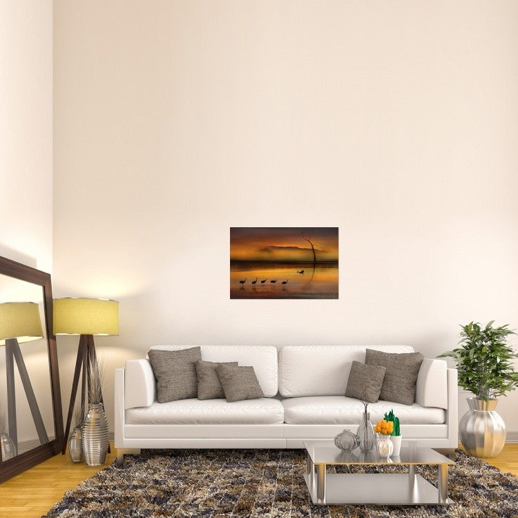 "We Are Here Waiting For You" Stretched Canvas Giclee by Shenshen Dou, 36x24"