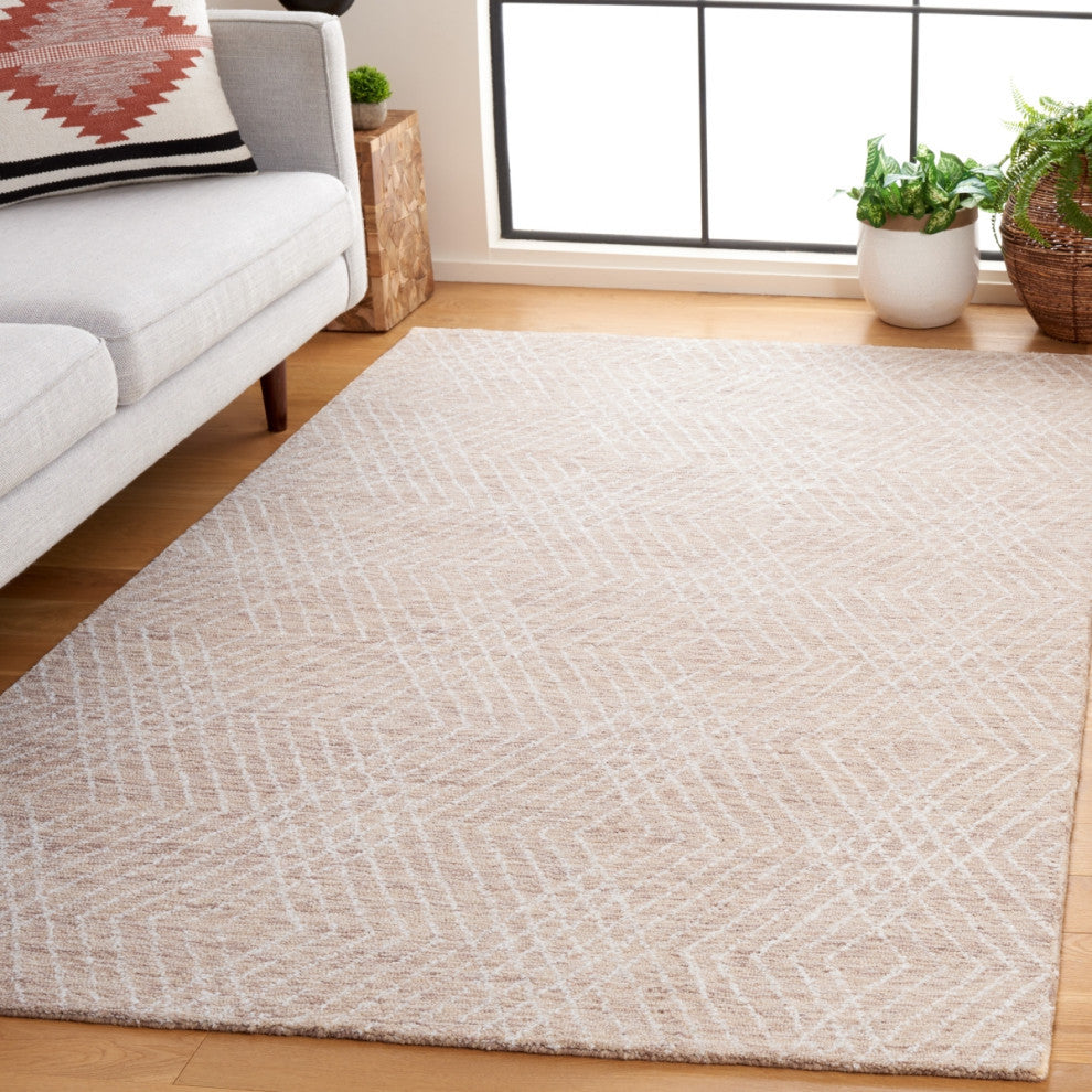 Safavieh Couture Abstract Collection ABT499 Area Rug, Beige/Ivory, 5'x8'