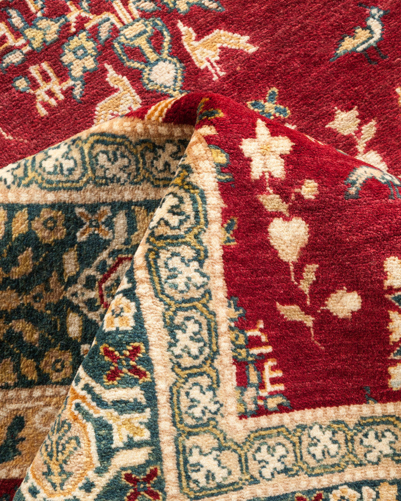 Mogul, One-of-a-Kind Hand-Knotted Area Rug Red, 8'3"x10'5"