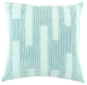 Aqua Blue Dimensional Pattern Play Throw Pillow