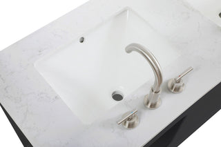 Home Living 54" Single Bathroom Vanity, Black