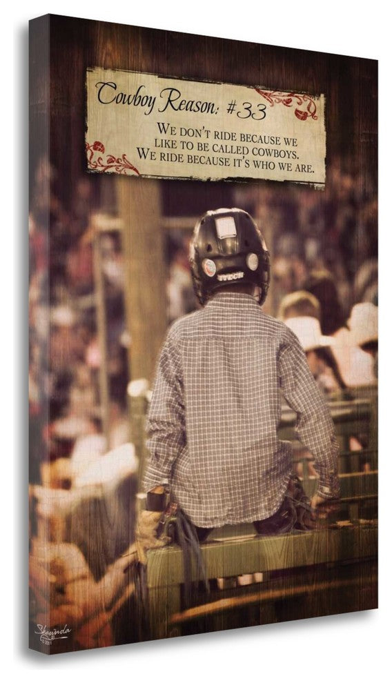 "Reason No. 33" By Shawnda Eva,Ready to Hang Giclee Print on Gallery Wrap Canvas