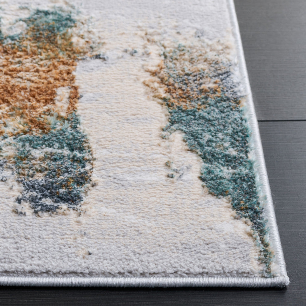 Safavieh Alenia Collection ALN109 Rug, Grey/Beige, 8'x 10'