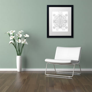 Hello Angel 'Inspirational Quotes 9' Art, Black Frame, 14"x11", White Matte