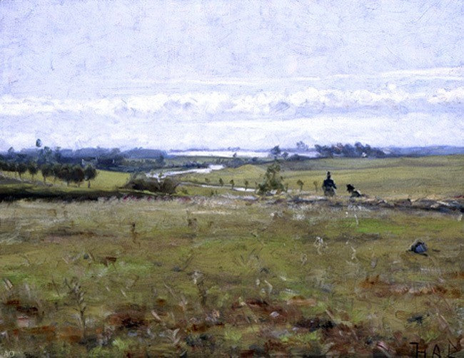 Hans Anderson Brendekilde Early Morning over the Marsh Wall Decal