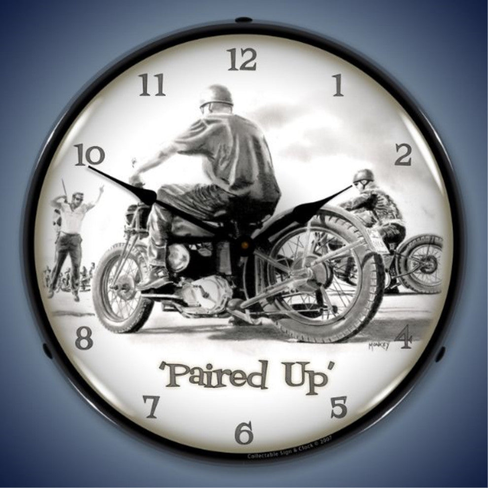 TO711161 Paired Up Clock