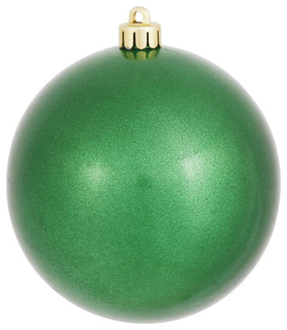 Vickerman N592004Dcv 8" Green Candy Ball Ornament