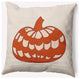 18" x 18" Pumpkin Perfection Indoor/Outdoor Polyester Throw Pillow, Sienna
