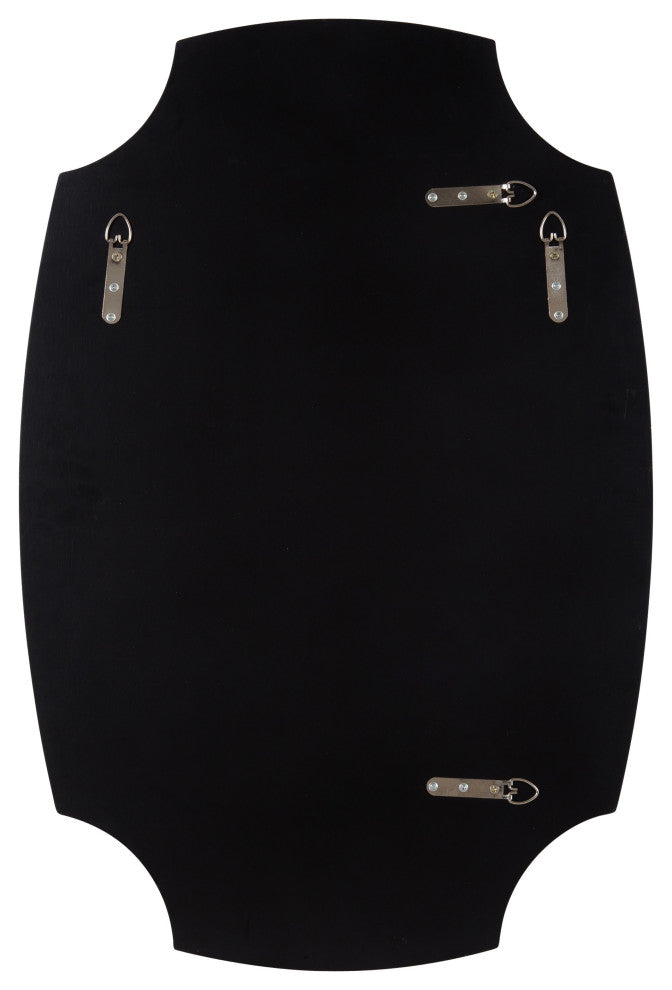 Jovanna Scallop Mirror, Gold 20x30