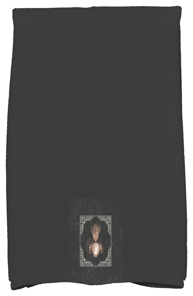 All Seeing Psychic 18"x30" Cream Halloween Hand Towel