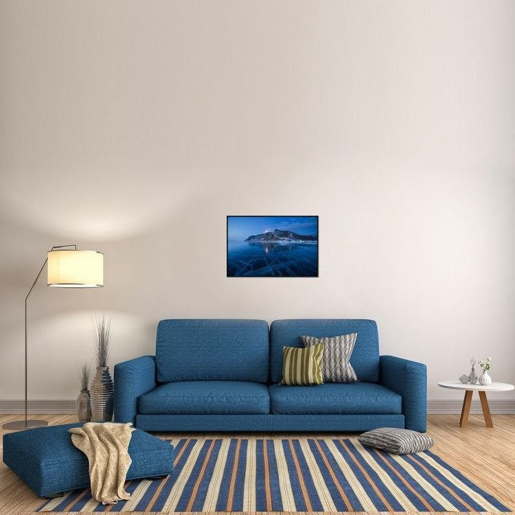 "Uzury Tracery" Framed Canvas Giclee by Alexey Kharitonov, 31x21"