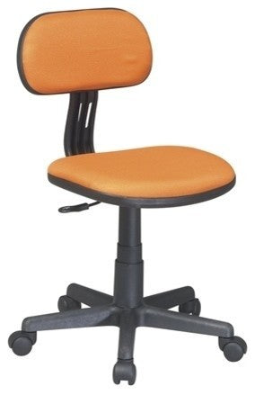 Task Chair in Orange Fabric