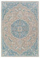Surya Panipat PNP-2312 5'x7'6" Rug, Navy/Camel/Beige/Medium Gray/Aqua