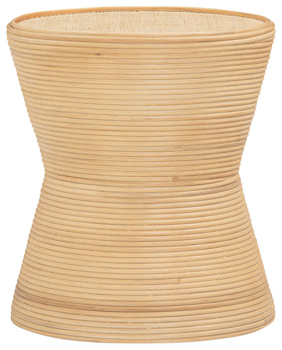 Henri Natural Rattan Side Table