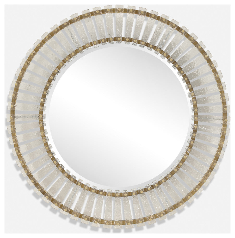 Uttermost - 09997 - Mirror - Denali - Brushed Gold Iron