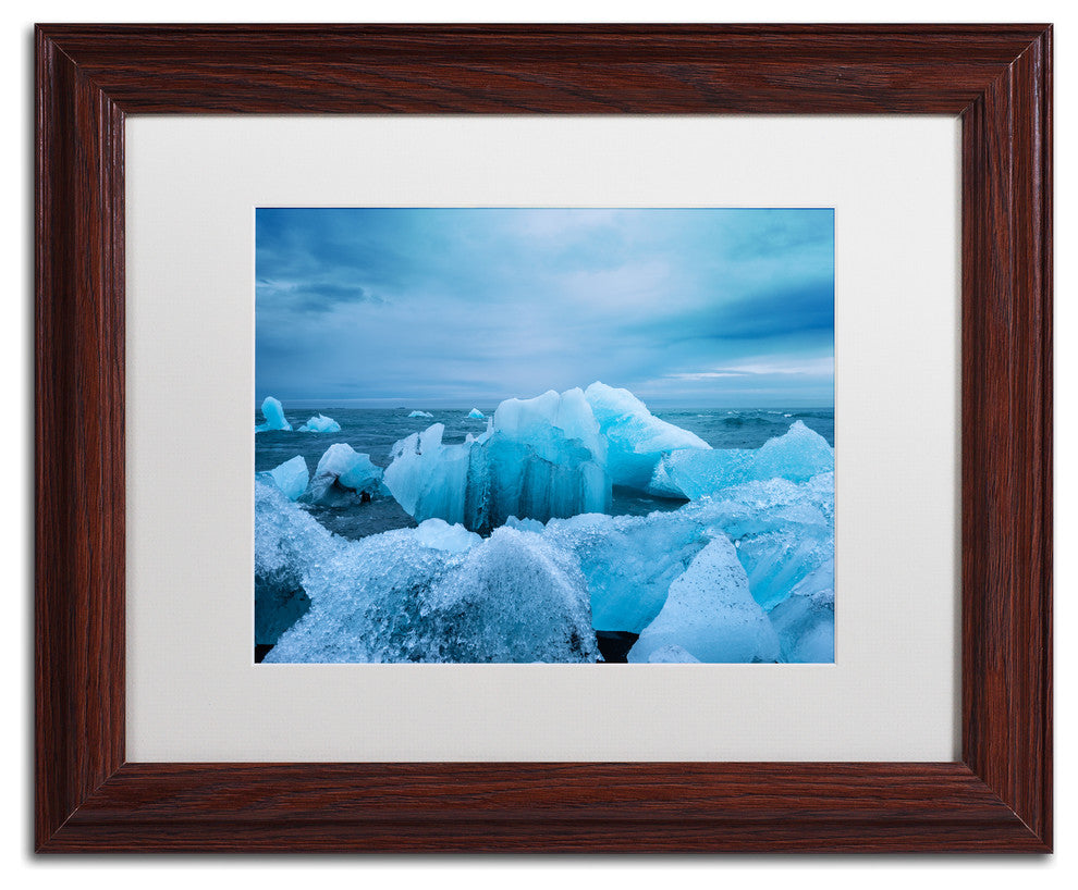 Philippe Sainte-Laudy 'Ice Park' Matted Framed Art