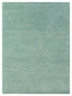Reena Contemporary Area Rug, Green, 7'x10'