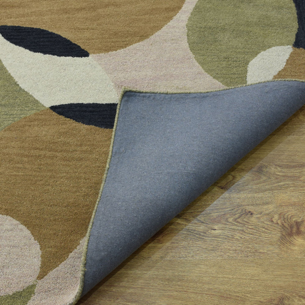 HAND TUFTED WOOL ECO-FRIENDLY AREA RUGS - Rectangle,Multicolor,Geometric