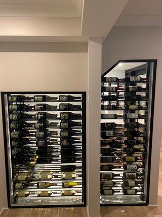 Evolution Wine Wall 45" 1C (18 bottles, Matte Black)