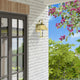 Wentworth 1 Light Natural Brass Outdoor Small Wall Lantern