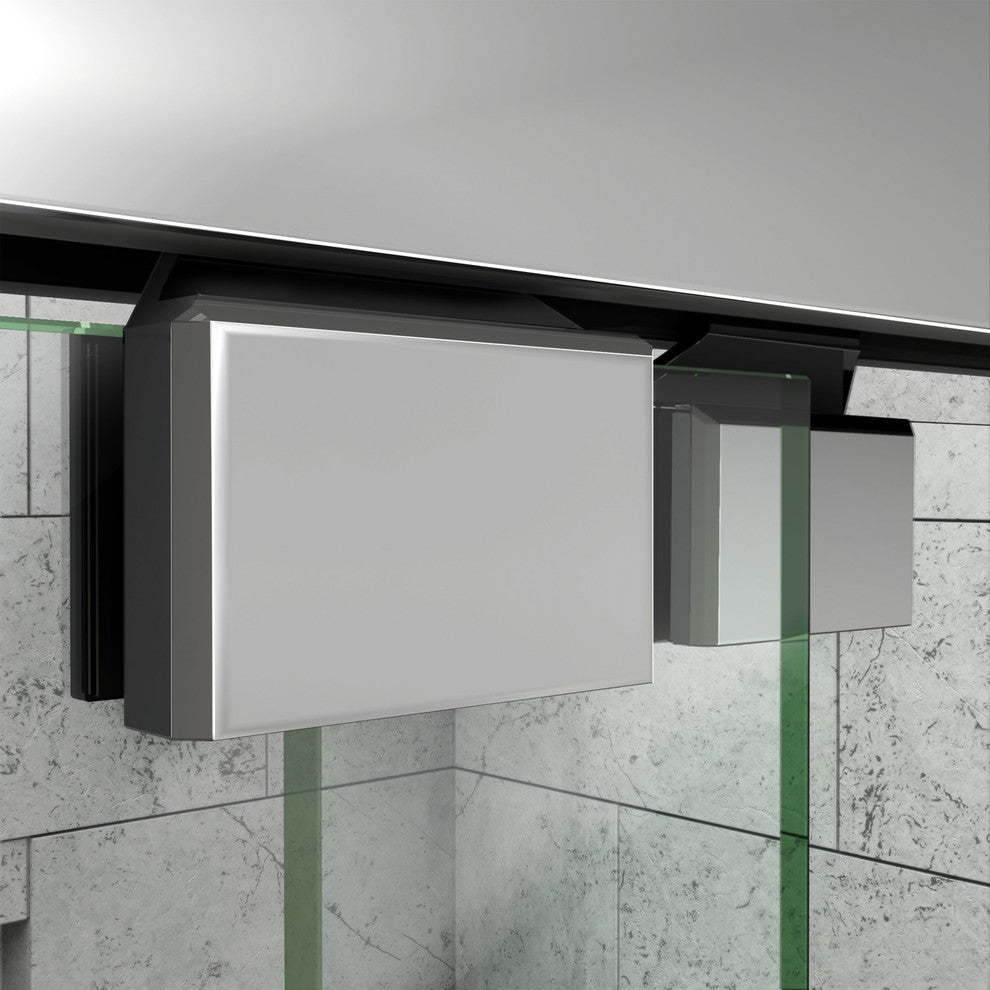 Encore 44-48"x76" Bypass Sliding Shower Door, Oil Rubbed Bronze