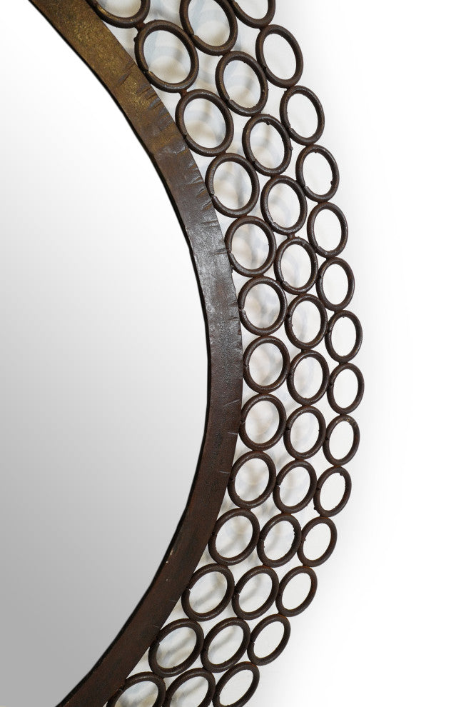 Iron Round Ring Mirror