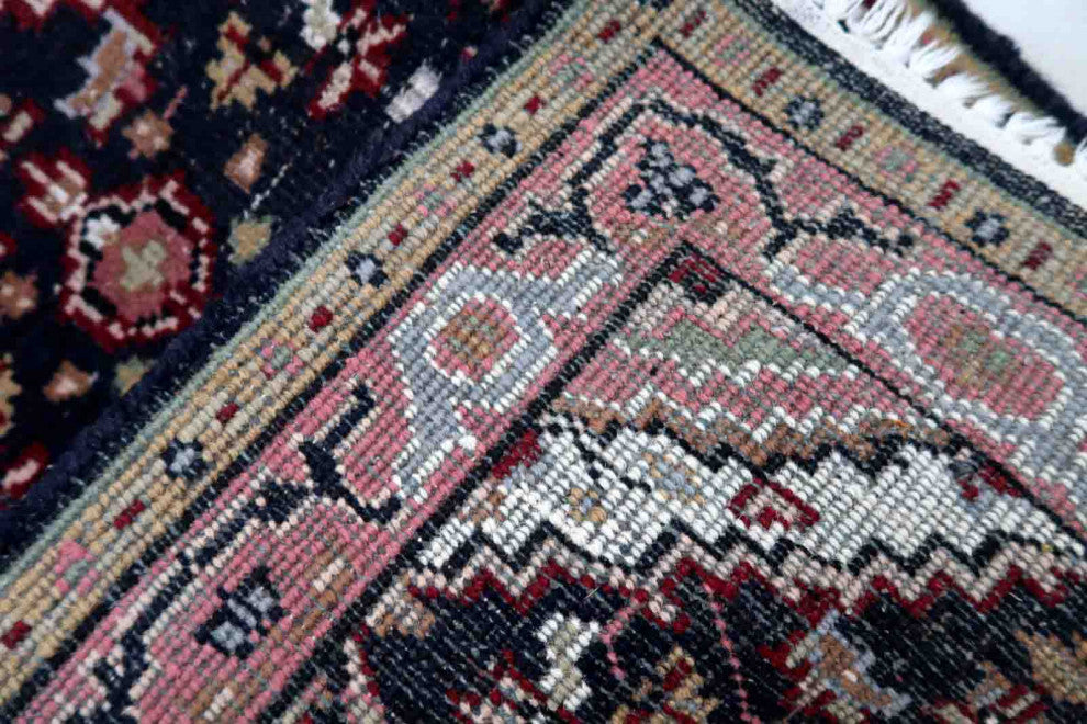Handmade Vintage Indo-Mahal Rug 2'x2.8', 61cmx88cm 1970s