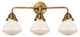 Innovations 288-3W-BB-G321-LED Olean 3 Light Vanity Light, Brushed Brass
