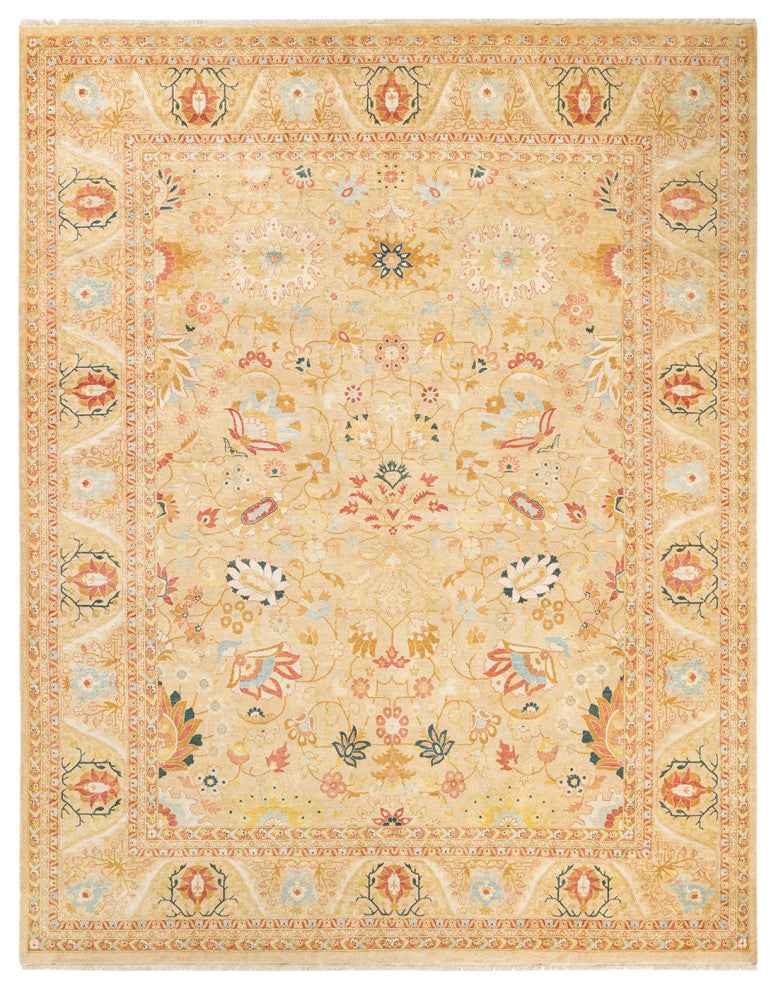Catherine, One-of-a-Kind Hand-Knotted Area Rug Ivory, 8'3"x10'4"