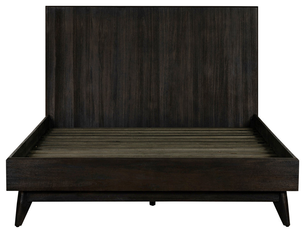 Baly Acacia Mid-Century Platform Queen Bed