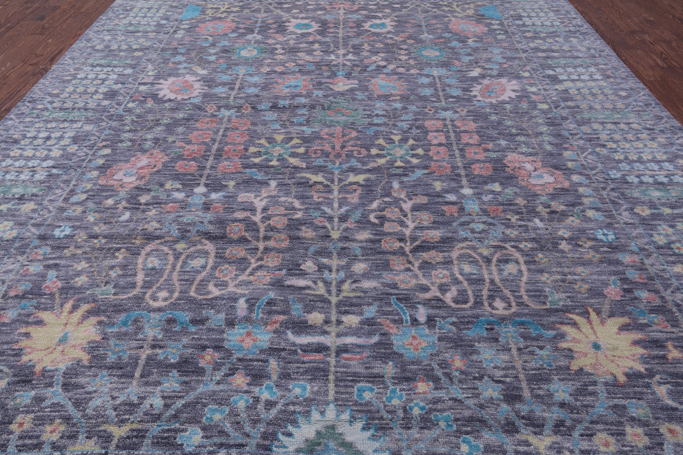 10' 1" X 14' 2" Turkish Oushak Handmade Wool Rug - Q13330