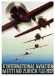"4th Meeting Aeronautique International" Paper Print by Otto Baumberger, 33"x46"