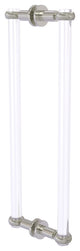 Clearview 18" Back to Back Twist Accent Shower Door Pull, Satin Nickel