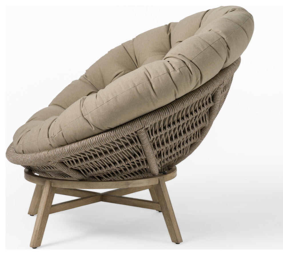 Renava Moon Outdoor Beige Lounge Chair